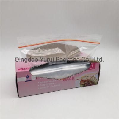 Custom Printed Food Storage Plastic LDPE Food Grade Sandwich Zipper Bag