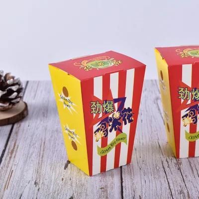 Take Away Food Packaging Boxes French Fries Fried Chicken Packing Box Nuggets Paper French Fries Box