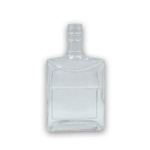 200ml Empty Flat Wine Whiskey Vodka Spray Glass Bottle for Liquor Wholesale