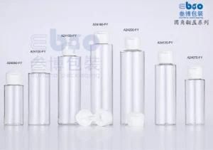 White Flip Cap Cosmetic Packaging Plastic Series Lotion Bottle