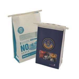 Eco-Friendly Custom Printed Food Brown Kraft Paper Bags for Food Packaging