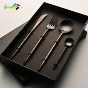 New Arrival Paper Cardboard Gift Set Spoon Fork Knife Packaging Box