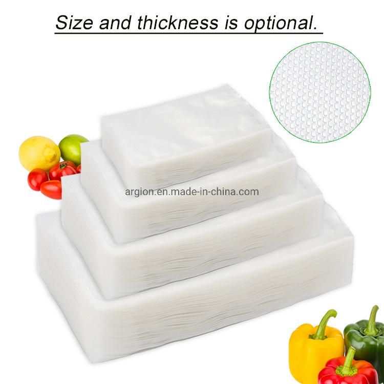 PA PE Embossed Smooth Food Packaging Plastic Vacuum Bag Roll with Customizated Size