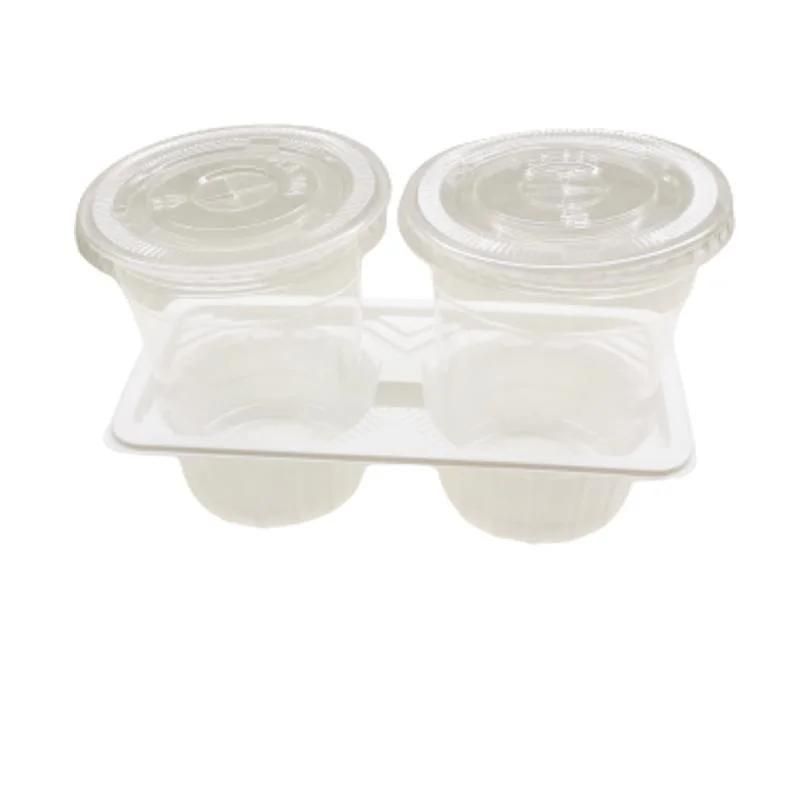 Biodegradable PLA Cups with 2 Cup Carrier