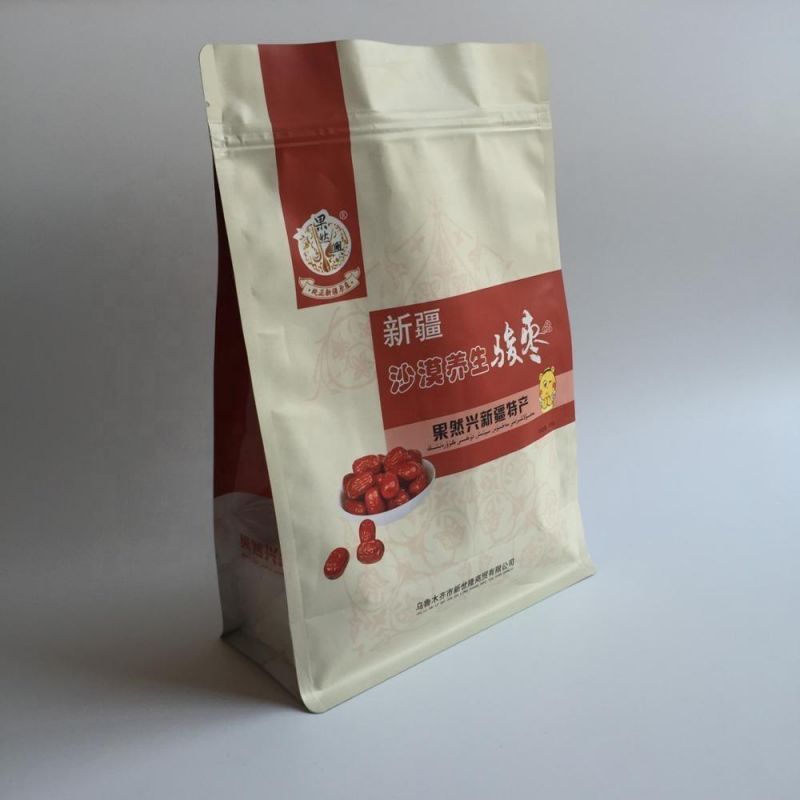 Colorful Printing 8 Side Sealed Coffee Bag Food Packaging Lamination Bag