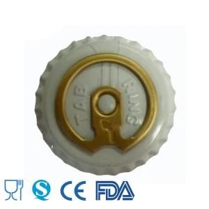 White Color Easy Open Ring Pull Cap for Glass Beer Beverage Drinks Bottle