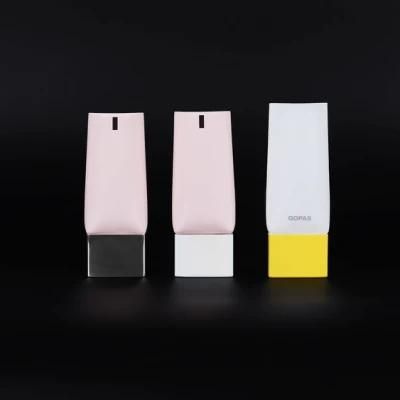 Hot Sale 15ml White Plastic Tube Packaging Cosmetic with Cylinder Lid