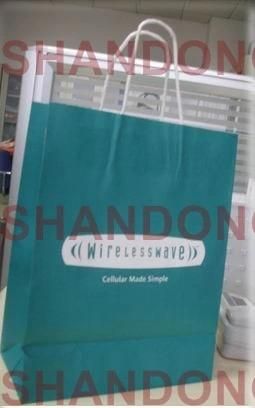 100% Biodegradable Paper Bag Art Paper/Cardboard with Custom Logo Printed
