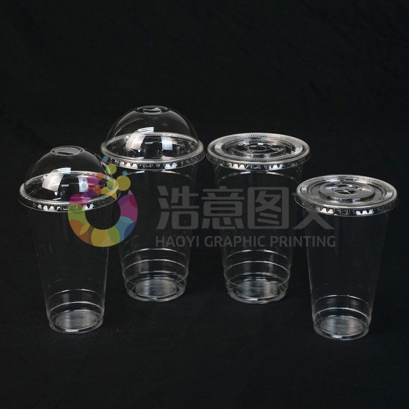 China Wholesale Transparent Cup Custom Biodegradable Plastic Drink Cup Packaging