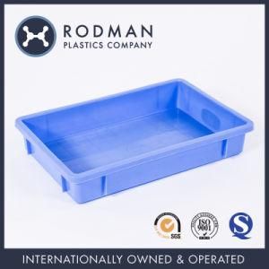 Food Grade HDPE Plastic Rectangle No. 4 Food Tray for Hospital