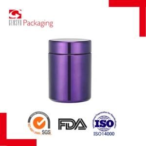 16oz HDPE Cylindrical Shape Purple Plastic Jars/Bottles