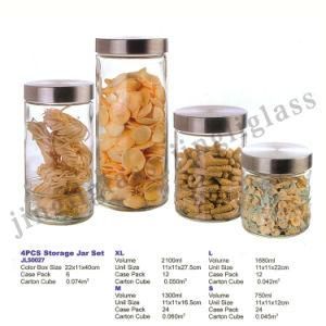 Best Selling Tall Storage Glass Jar
