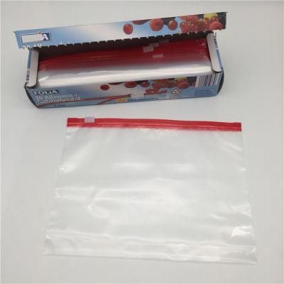 High Quality Eco Friendly Clear Reclosable Plastic Food Grade Zipper Sliders Bag Resealable Freezer Bags