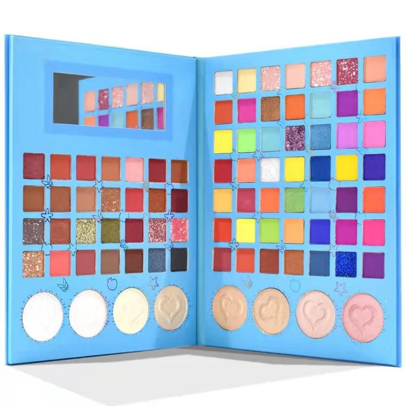 Explosive 85 Colors! Eye Shadow Market Cross-Border Europe and The United States Novo The Same Beauty Makeup Blush Makeup Set Brand Cosmetics