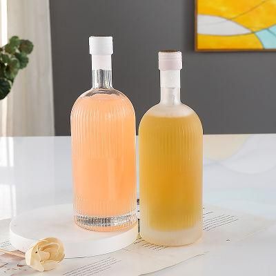 Luxury Packaging Square Shape Bottle with Label Mini Bottle Whisky