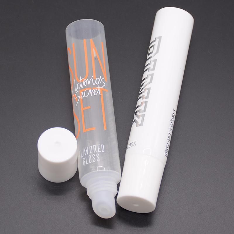 Custom Logo Printed Empty Squeeze Lip Balm Plastic Packaging