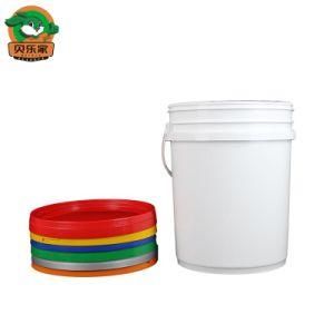 Wholesale 20 Liter Round Customized Plastic Bucket with Lid and Handle