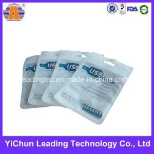 Ziplock Custom Plastic Hanger Window Electronic Product Packaging Bag