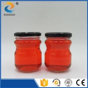 Small Unique Honey Glass Jam Jar with Cap Wholesales 120ml