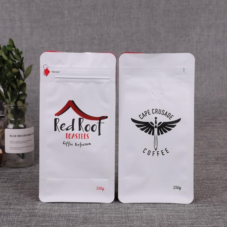 Biodegradable Stand up Pouch for Coffee with Zipper