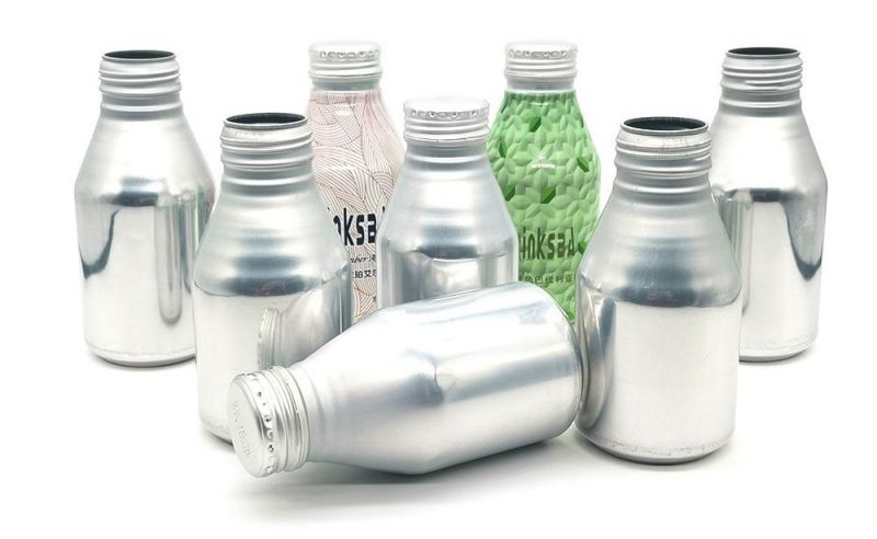 Aluminum Bottle 330ml and Screw Cap for Whisky