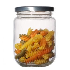 Kitchenware Hot Sale Flint Empty Round Customize 350ml Food Glass Jar Suppliers