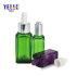 Manufacturer Wholesale Green PETG Plastic Dropper Bottle for Oil Serum 15ml 40ml