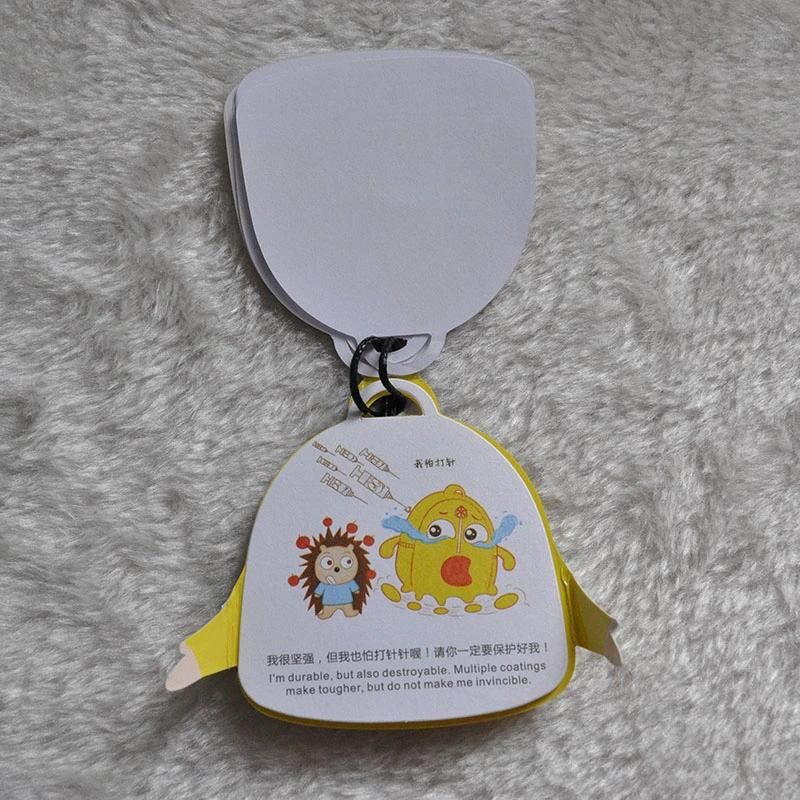 Wholesale Design Children′s Schoolbag Tag with Black Strings