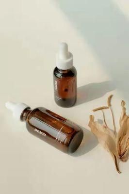 Ready to Ship Clear Essential Oil Dropper Bottle with Caps Plug for Serum Cosmetic Packing 10ml