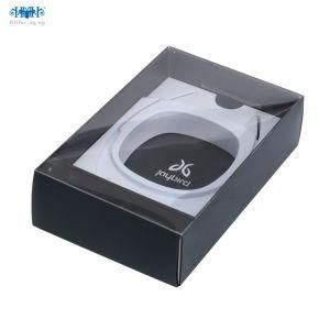 Custom Electronics Product Gift Box Earphone Headphone Paper Packaging Box with Clear Window