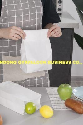 OEM Service Biodegradable White Kraft Paper Bag