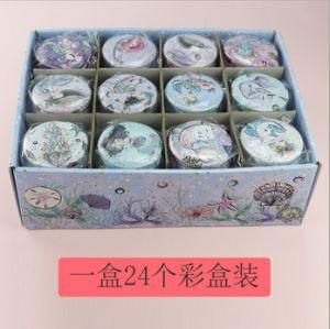 Mermaid Ocean Wind Design Jewelry Tea Tin Box