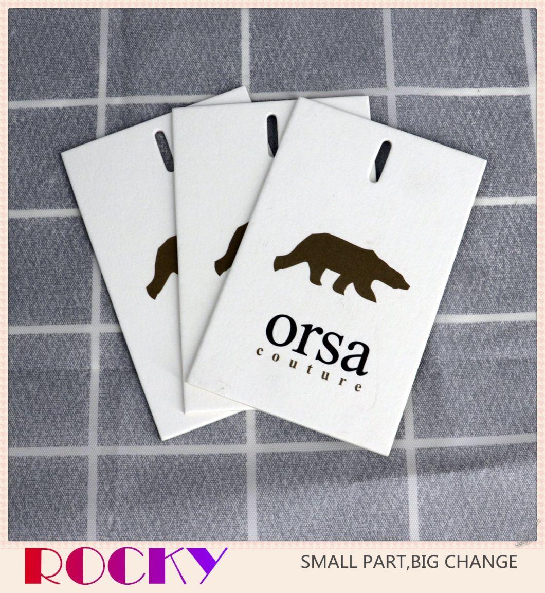 Custom Hangtag for Clothing Tags Clothes Label with Custom Logo Manufacturer