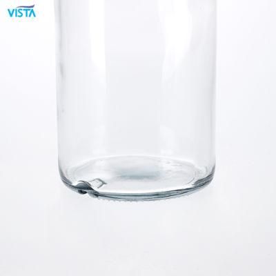 1750ml High Flint Liquor Glass Bottle with Screw Cap