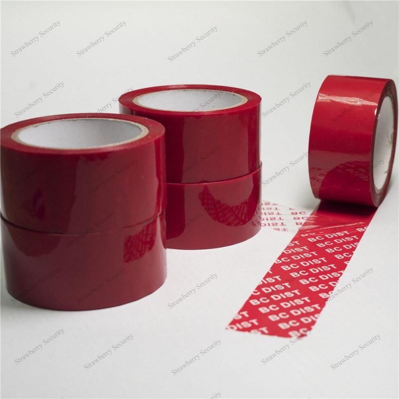 Waterproof Tamper Proof Safety Tape Security Seal Tape for Carton