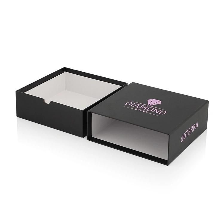 China Supplier Eco Friendly Print Rigid Custom Paper Drawer Box Gift Packaging Box