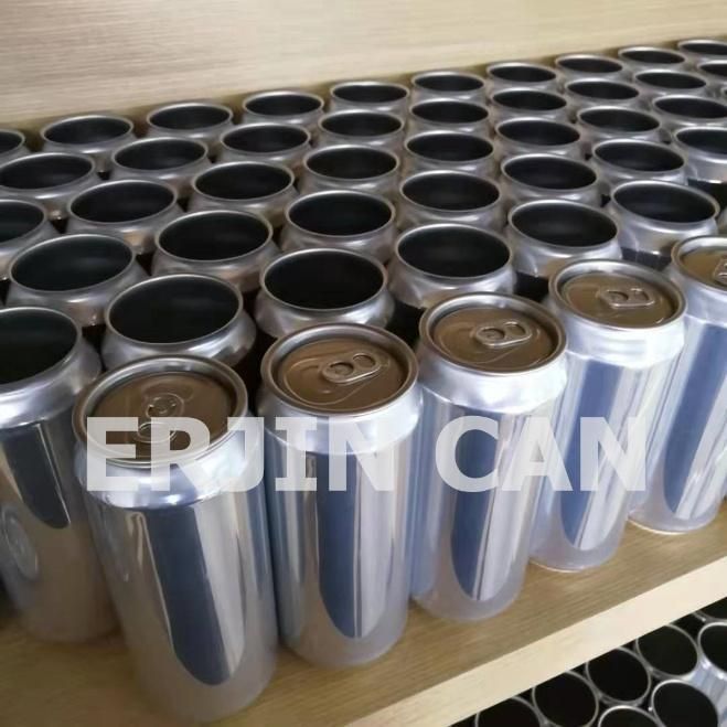 Custom Aluminum Beverage Cans with Easy Opening Ends