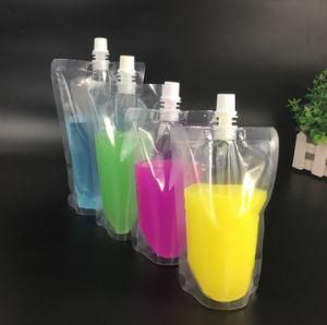 Wholesale Custom Logo Stand up Plastic Beverage Juice Packaging Bags