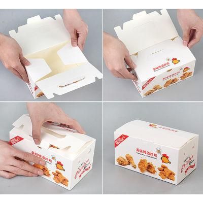 Take Away Food Boxes French Fries Fried Chicken Box Nuggets Paper Fries Packaging Box