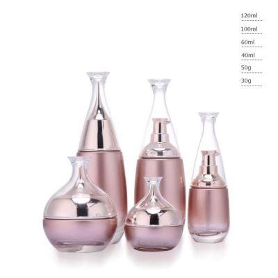 Ll29 R Cosmetic Color High Cap Glass Cream Printed Cosmetic Bottle Have Stock
