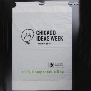 Drawstring Bag with Cotton Strip Biodegradable Bag