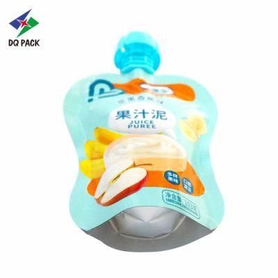 Special Shape Flexible Packaging Stand up Pouch with Apple Spout