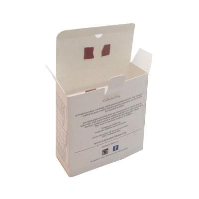 White Window Die Cut Paper Box Baby Shoe Packaging