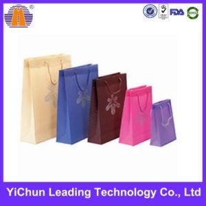 Customized Rope Plastic Reusable Handle Bag for Shopping