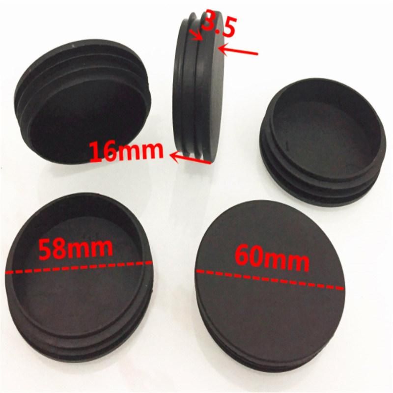 Rubber Cap and Rubber Plug for RC Tube Stub for Office Furniture