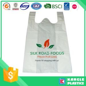 Vest Handle Supermarket Plastic Bag with Printing