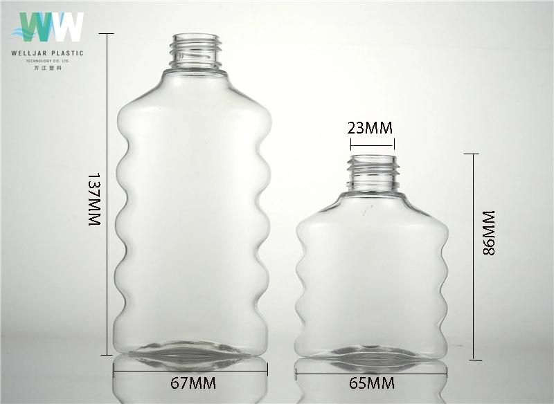 180ml Plastic Pet Shaped Empty Bottle with Dropper