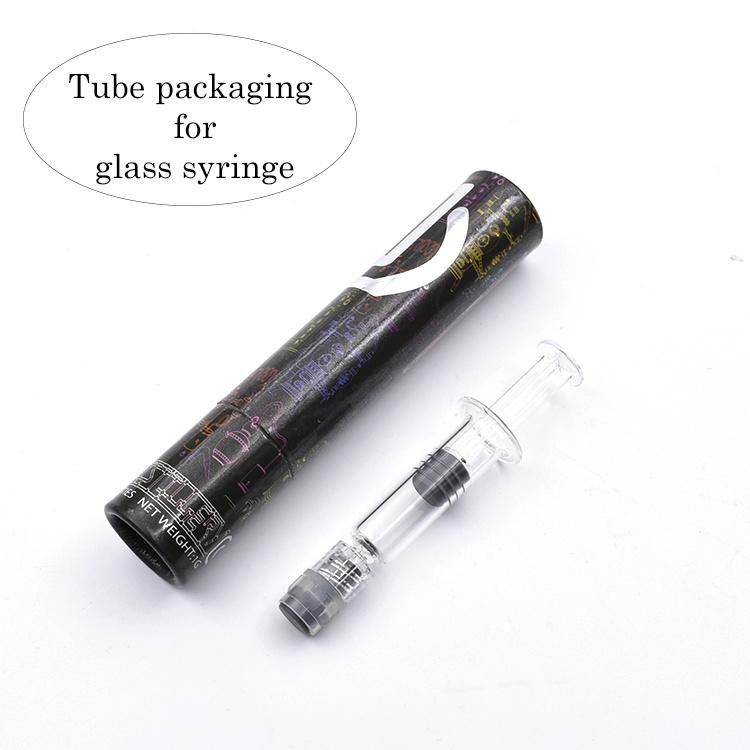 Custom Shiny Glossy Surface Tube for Glass Syringe Pack Box