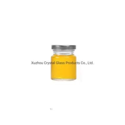 30ml 50ml 75ml 100ml Clear Empty Round Honey Bird Nest Glass Jar with Easy Open Lid