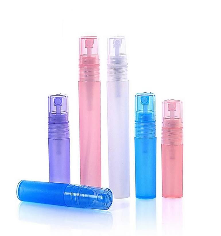 5/10ml Empty Spray Bottle Travel Plastic Perfume Bottles Refillable Atomizer 5 Colors New